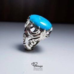 Natural Neyshaburi Firoza With Silver 925 Ring