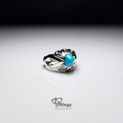 Exquisite Ferozah With Handmade Silver Ring