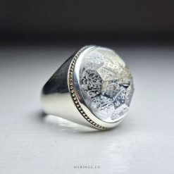Exquisite Hand Engraved Dur Al Najaf With Handmade Silver Ring