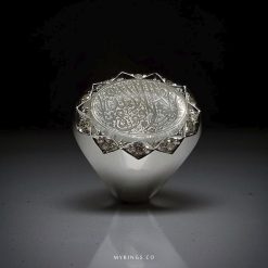 Luxury Men Silver Ring With Dur Al Najaf Stone