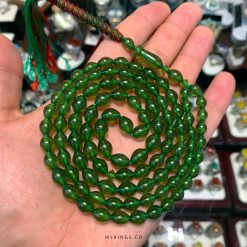Super Special Authentic Afghan Shah Maqsood Tasbih with 101 Emerald Green Beads