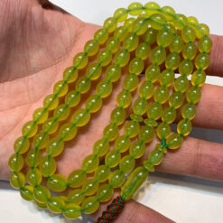 Aged Grape Green Shah Maqsoud Collectors 101 Bead Tasbih
