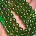 Imperial Emerald Tone Shah Maqsoud 101 Bead Tasbih Rare Spiritual Masterpiece